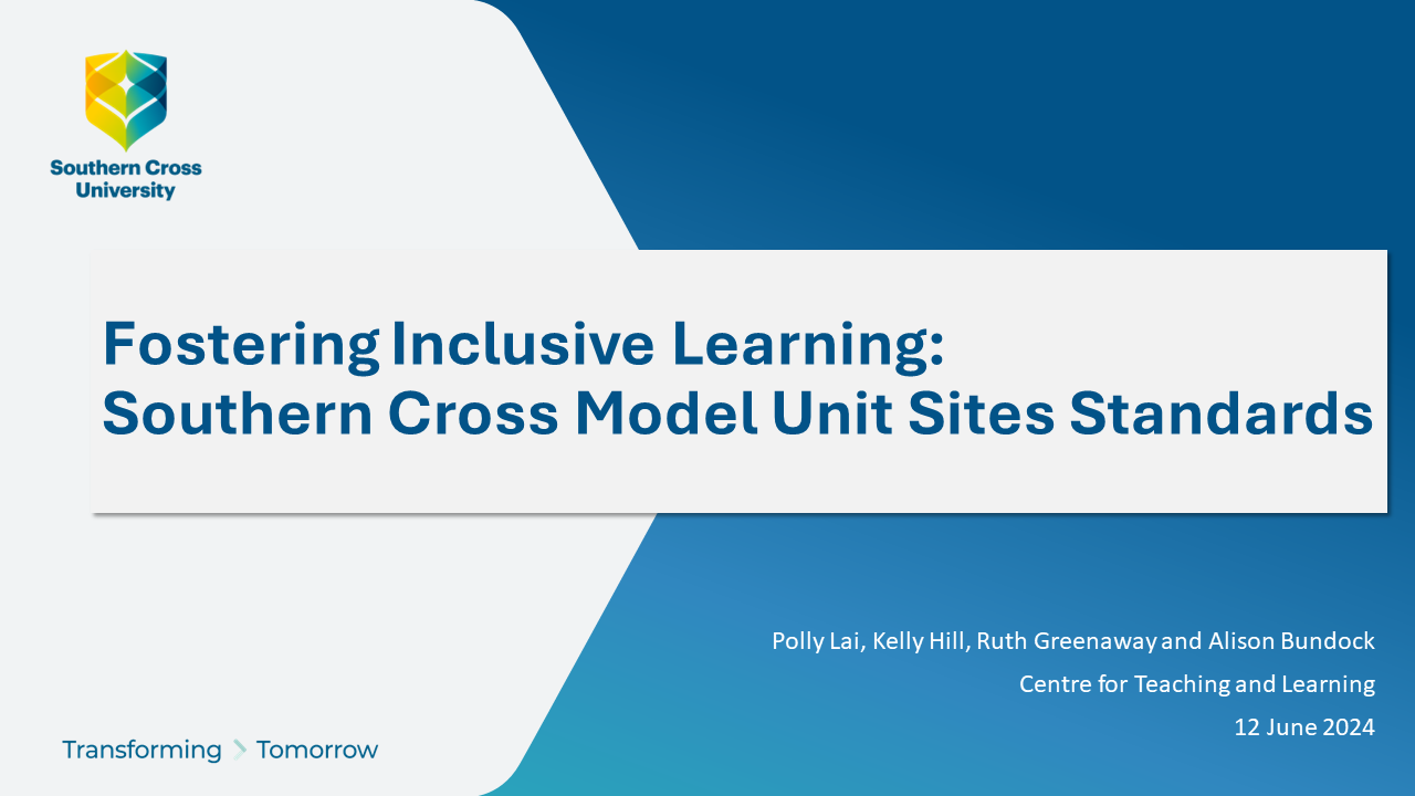 Fostering Inclusive Learning: Southern Cross Model